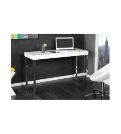 Biurko White Desk 120 cm białe