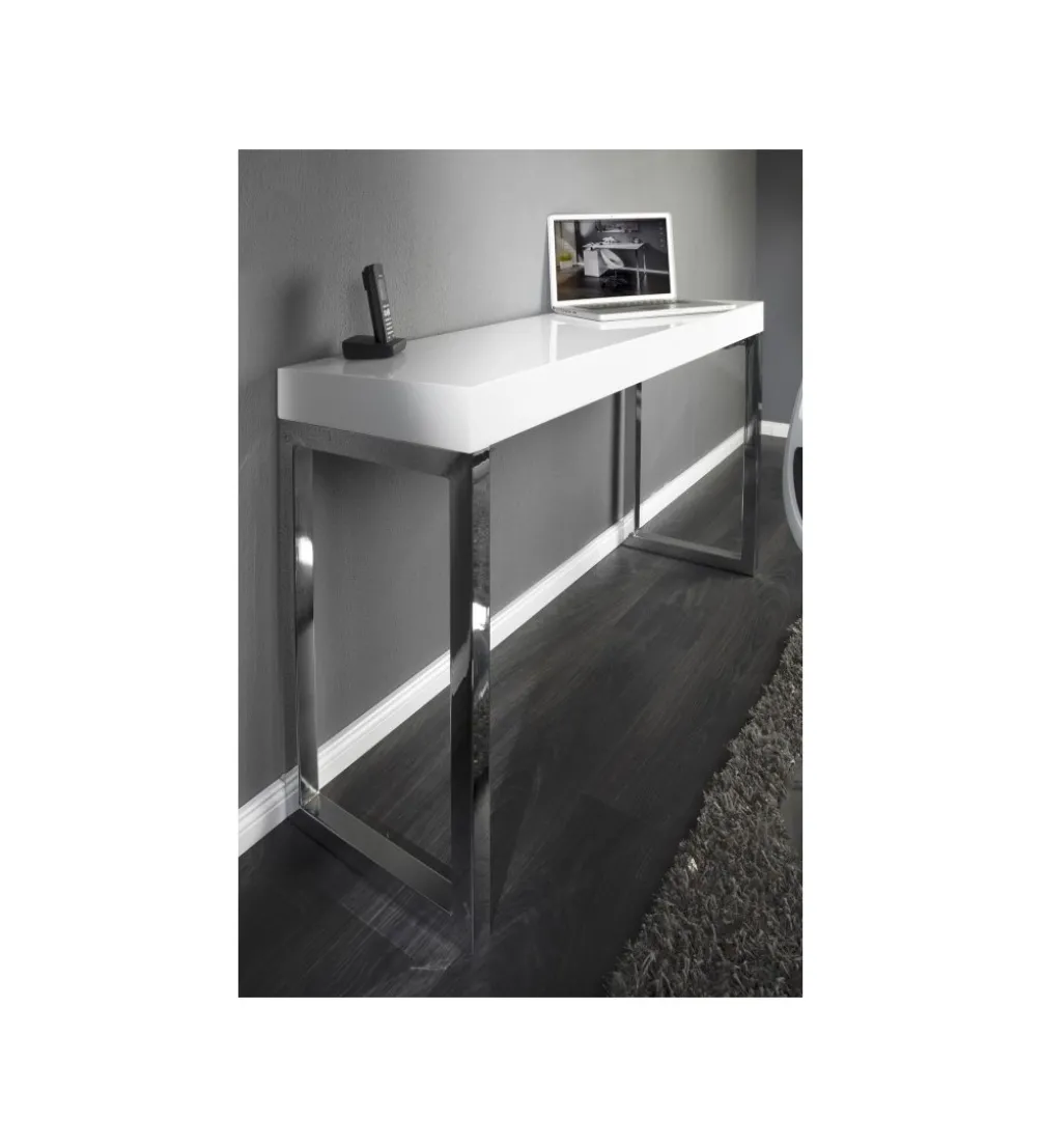 Biurko White Desk 120 cm białe