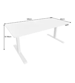 Biurko WHITE DESK 140 cm białe