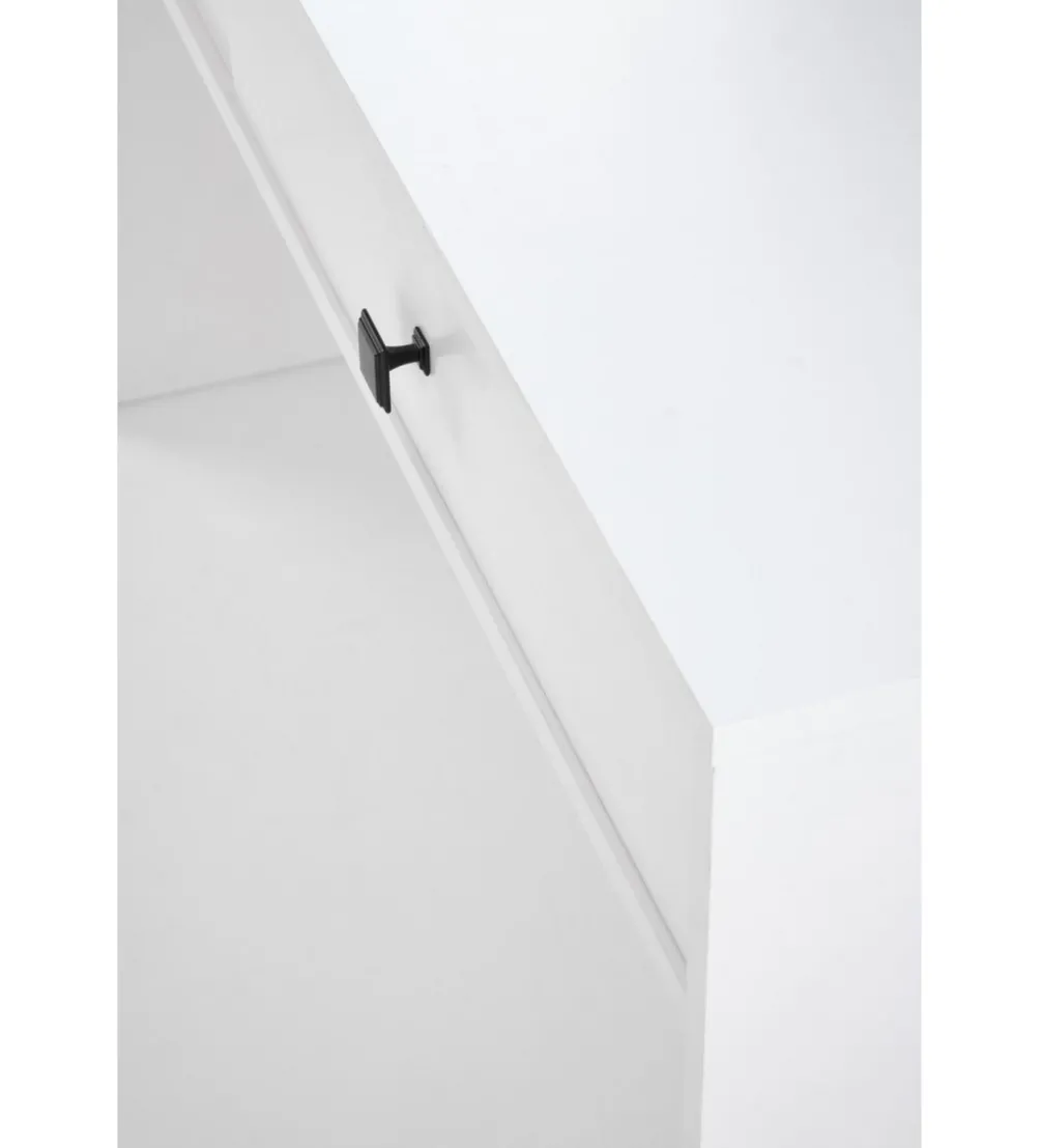 Biurko z toaletka MEGAN 120 cm biały mat