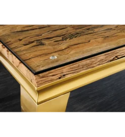 Blat do konsoli MODERN BAROCK BARRACUDA 140 cm drewno teak