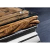 Blat do Stolika kawowego MODERN BAROCK BARRACUDA 100 cm drewno teak