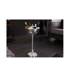 Chłodziarka na wino Royal 34 cm srebrna