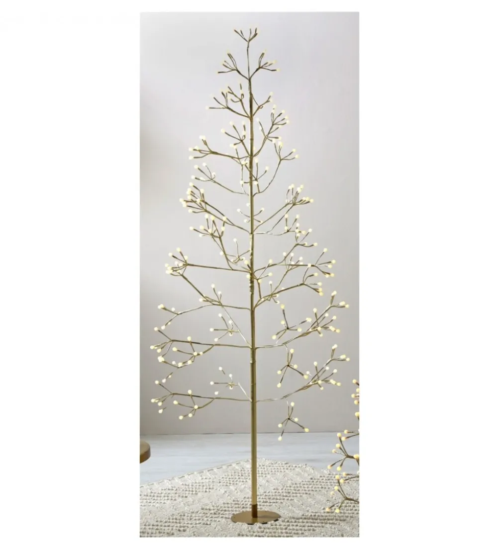 Choinka LED ARBOLKA 180 cm złota