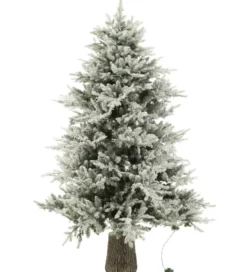 Choinka sztuczna 3000 Led sztuczny śnieg  XAMS 210 cm biała