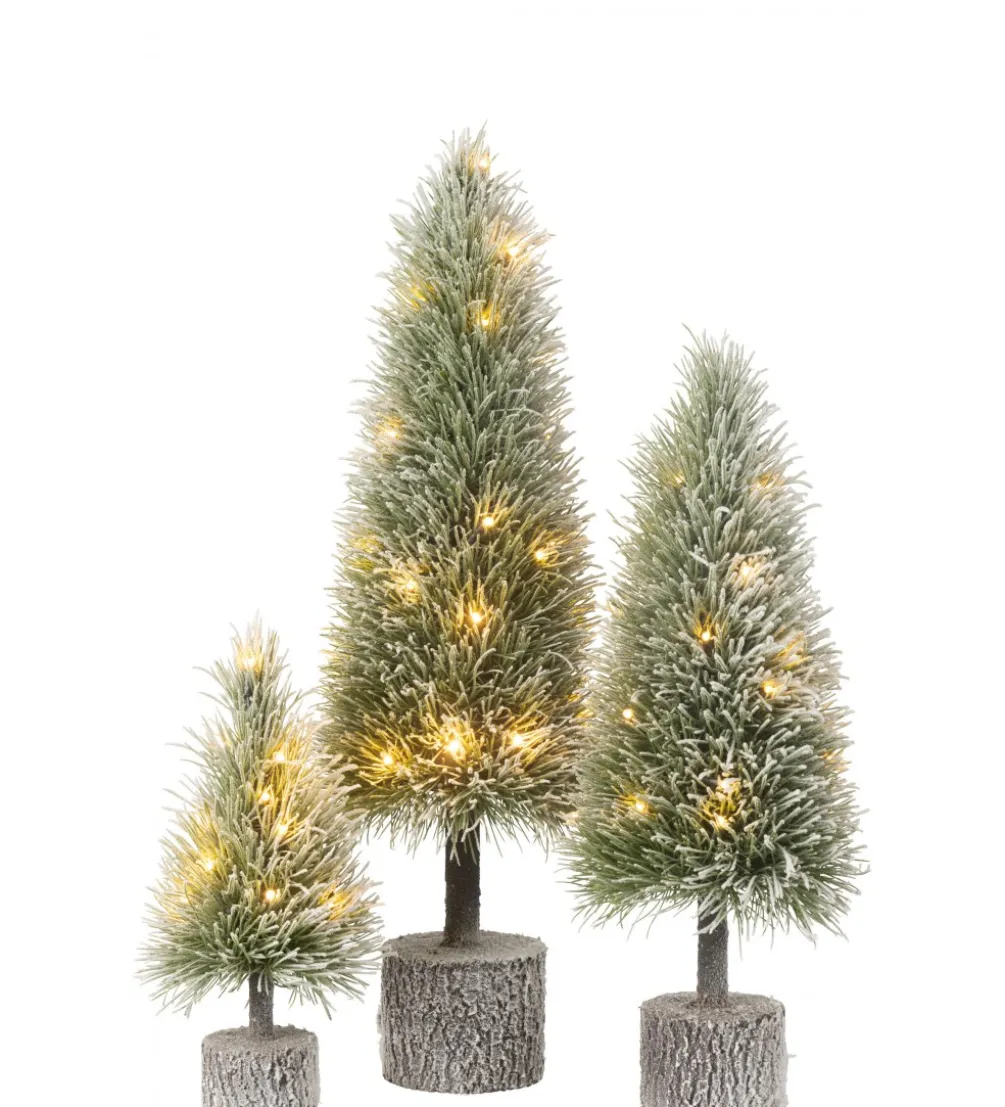 Choinka XMAS LED 60 cm zielona ośnieżona