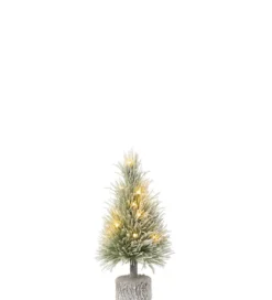 Choinka XMAS LED 36 cm zielona ośnieżona