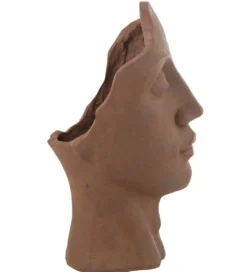 Donica DAVID CLAY 70 cm pomarańczowa