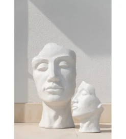 Donica DAVID CLAY 70 cm biały