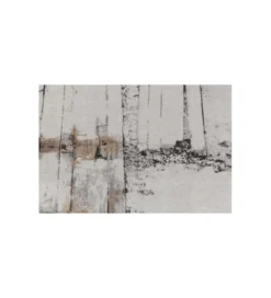 Dywan Abstract 240 cm x 170 cm szaro -żółty