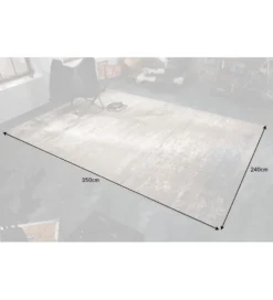 Dywan ARTIST II 350 Cm X 240 Cm szaro-beżowy