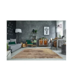 Dywan Batik 240 cm x 160 cm brązowy piasek