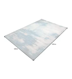 Dywan MARBLE 160 x 240 cm czarno złoty