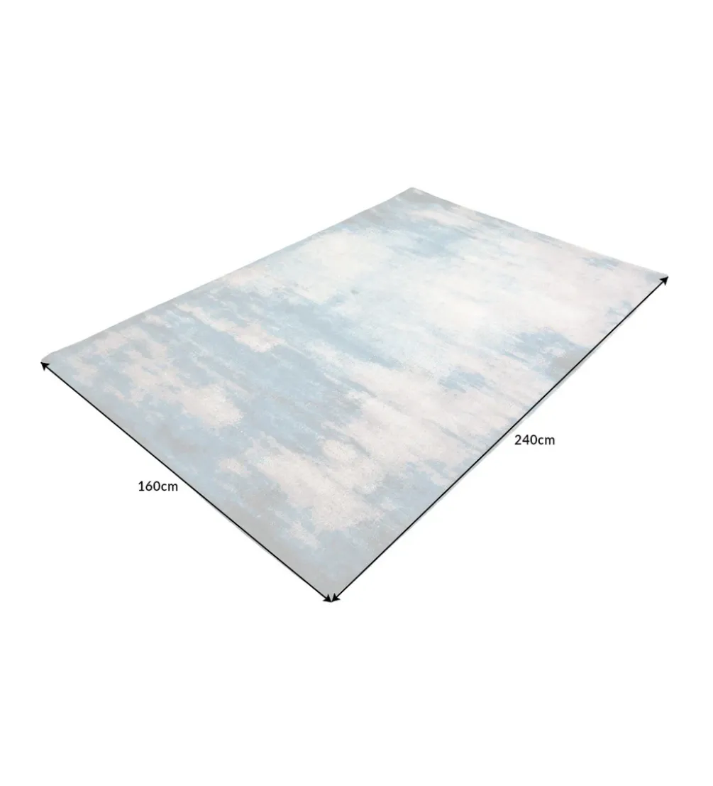 Dywan MARBLE 160 x 240 cm czarno złoty