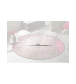 Dywan modern art 150 cm różowy