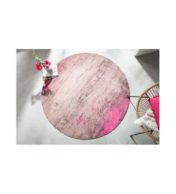 Dywan modern art 150 cm różowy