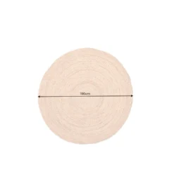 Dywan PURE NATURE 150 cm naturalny okrągły z juty