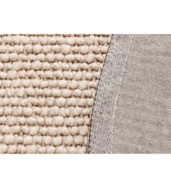 Dywan WOOL 150cm okrągły beżowy