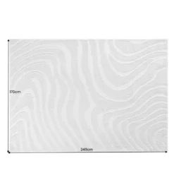 Dywan WAVE 170 x 240 cm szary