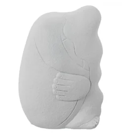 Figurka ABSTRACT 20 cm ceramika biała