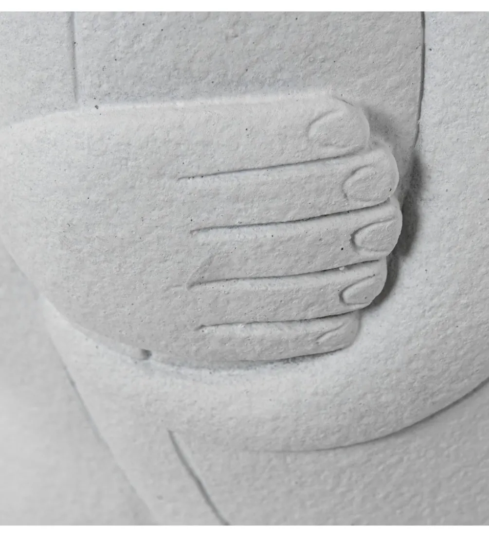 Figurka ABSTRACT 20 cm ceramika biała