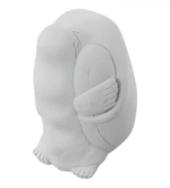 Figurka ABSTRACT 20 cm ceramika biała