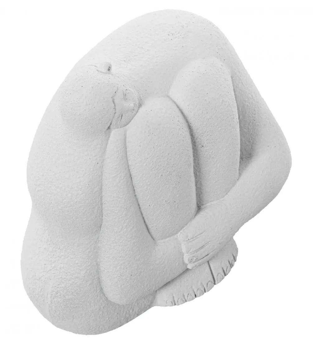 Figurka ABSTRACT 18 cm ceramika biała