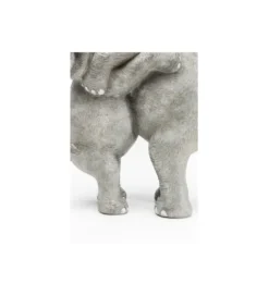 Figurka dekoracyjna Elephant Hug 36 cm szara
