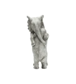 Figurka dekoracyjna Elephant Hug 36 cm szara