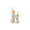 Figurka dekoracyjna Reindeer Heart 30 cm biała