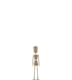 Figurka FUR HAT 32 cm szara