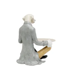 Figurka GENTLEMAN DOG TRAY 29 cm