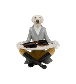 Figurka GENTLEMAN DOG TRAY 29 cm