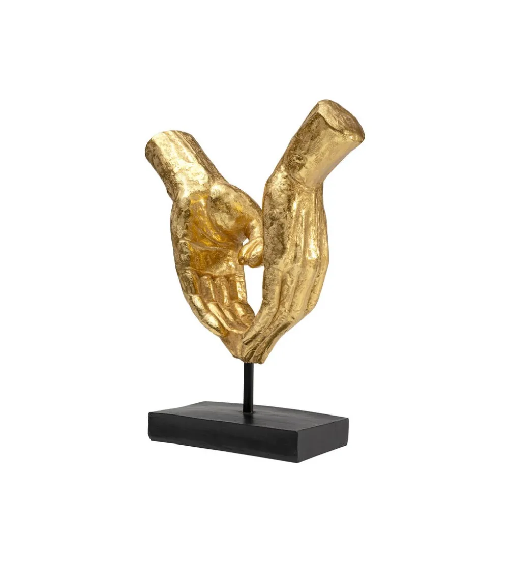 Figurka HEART HANDS 33 cm złota