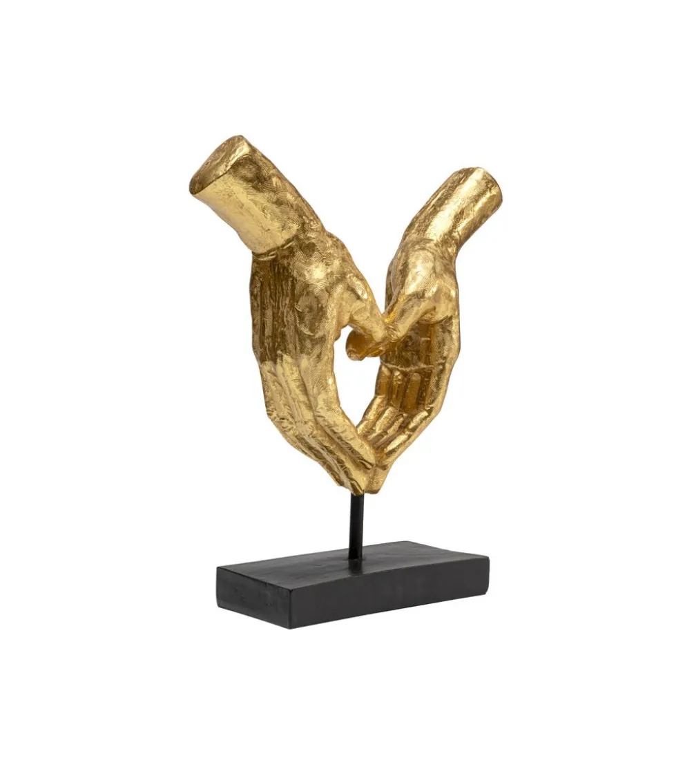 Figurka HEART HANDS 33 cm złota