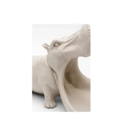 Figurka HUNGRY HIPPO 17 cm beżowa