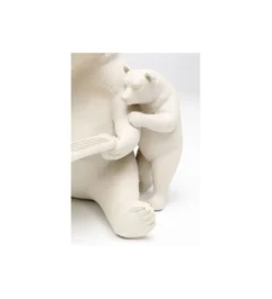 Figurka READING BEARS 18 cm beżowa
