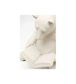 Figurka READING BEARS 18 cm beżowa