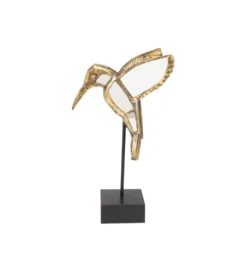 Figurka z lustrem KOLIBER 41 cm złota