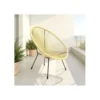 Fotel ACAPULCO 85 cm jasnożółty