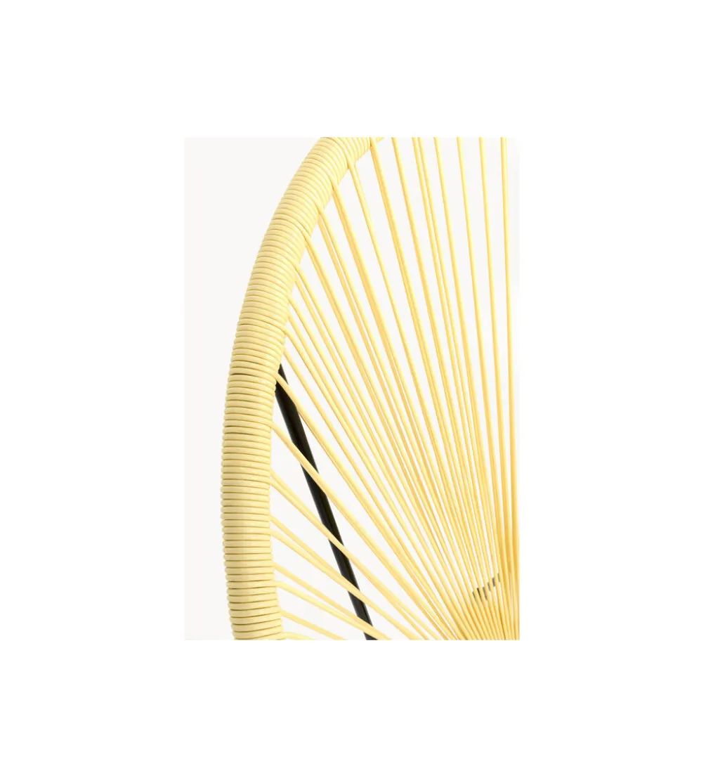 Fotel ACAPULCO 85 cm jasnożółty
