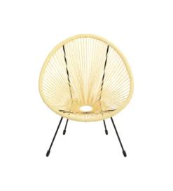 Fotel ACAPULCO 85 cm jasnożółty