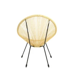 Fotel ACAPULCO 85 cm jasnożółty