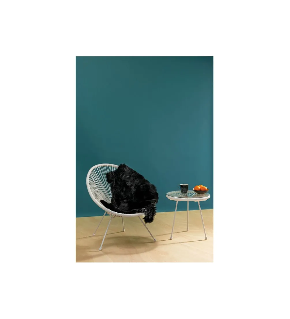Fotel ACAPULCO 85 cm mono biały