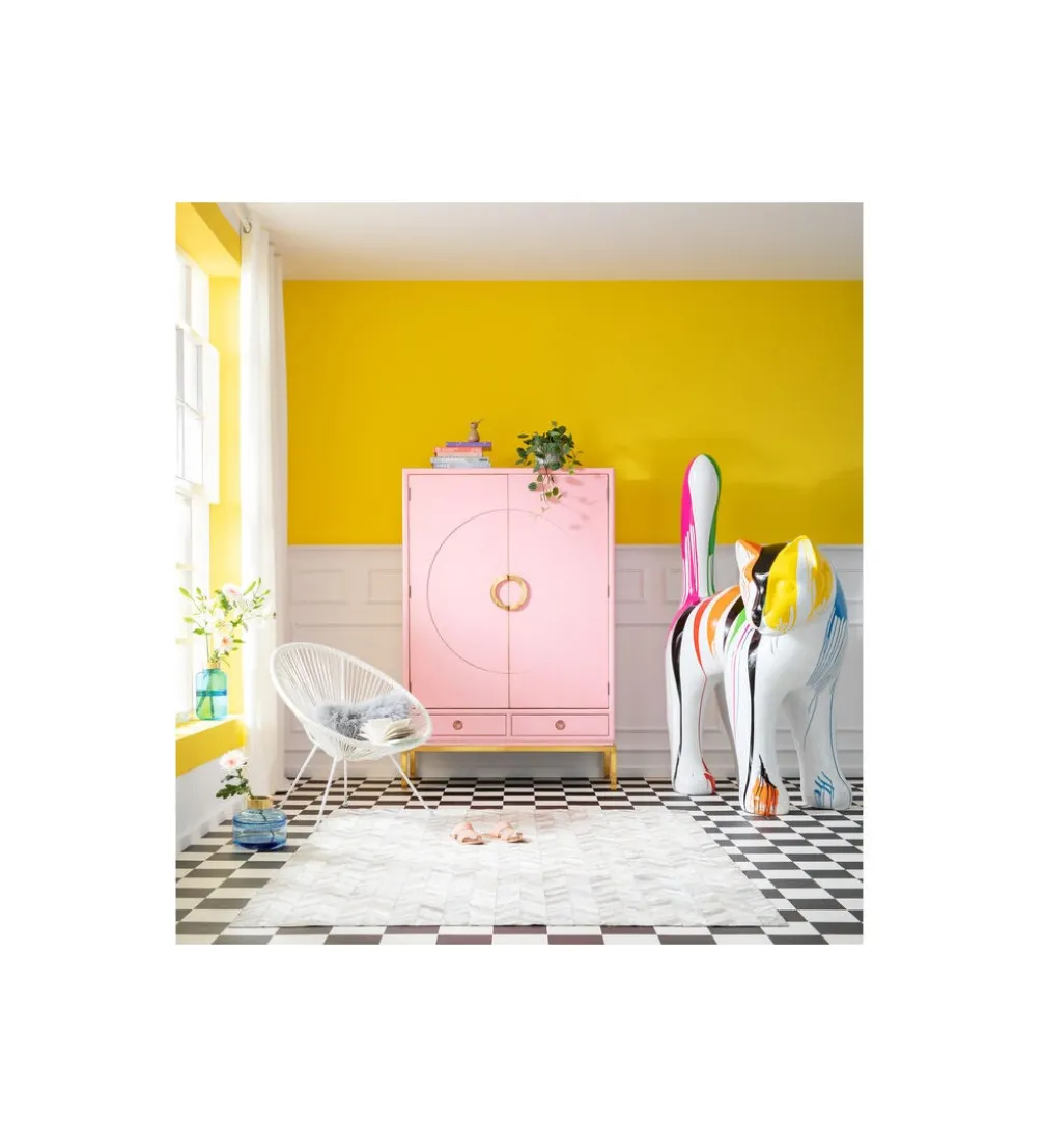 Fotel ACAPULCO 85 cm mono biały