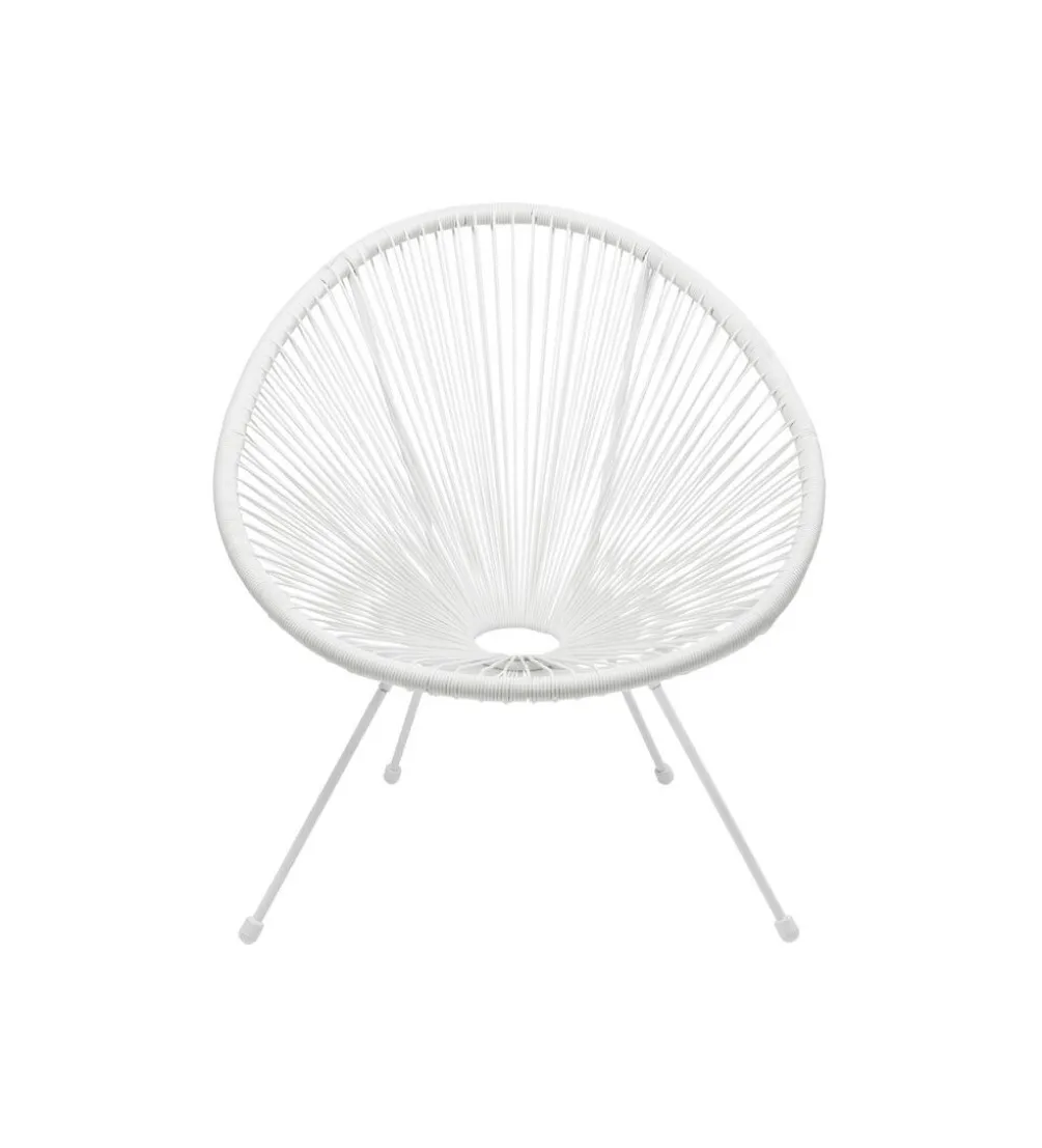 Fotel ACAPULCO 85 cm mono biały