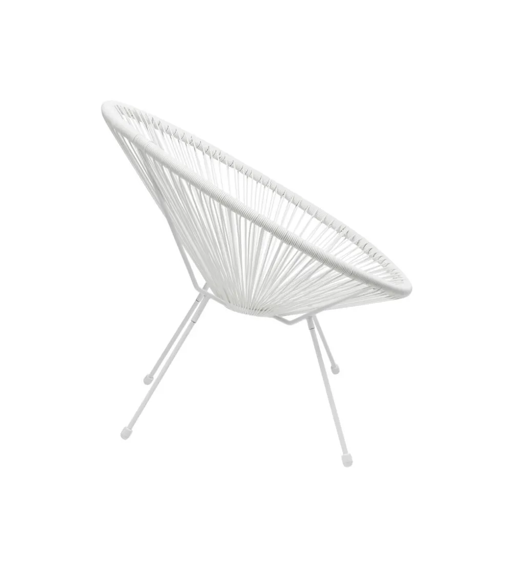 Fotel ACAPULCO 85 cm mono biały