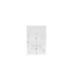 Fotel ACAPULCO 85 cm mono biały