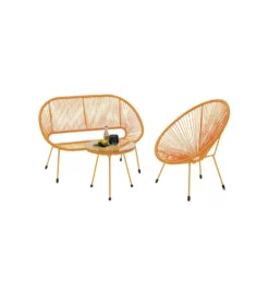 Fotel ACAPULCO 85 cm mono pomarańczowy