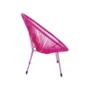 Fotel ACAPULCO 85 cm mono różowy